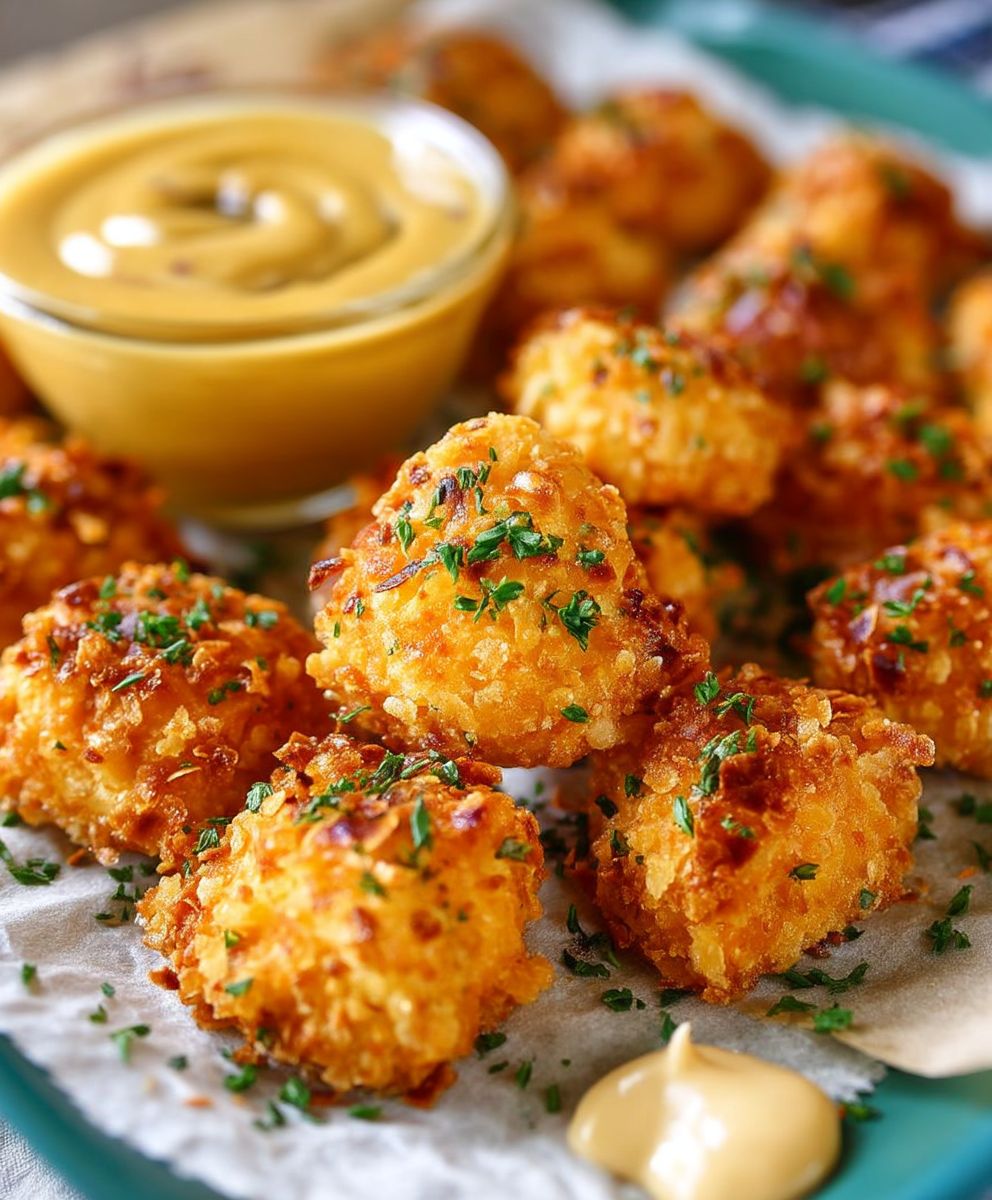 Baked Popcorn Chicken