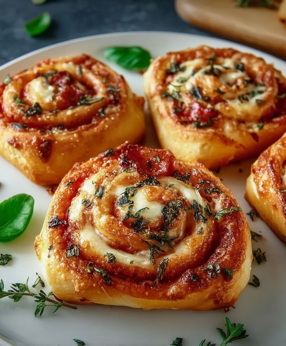Homemade Pizza Scrolls