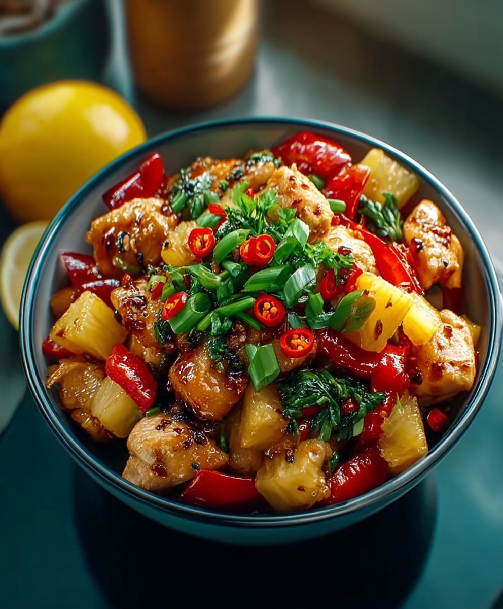 Pineapple Chicken Stir Fry