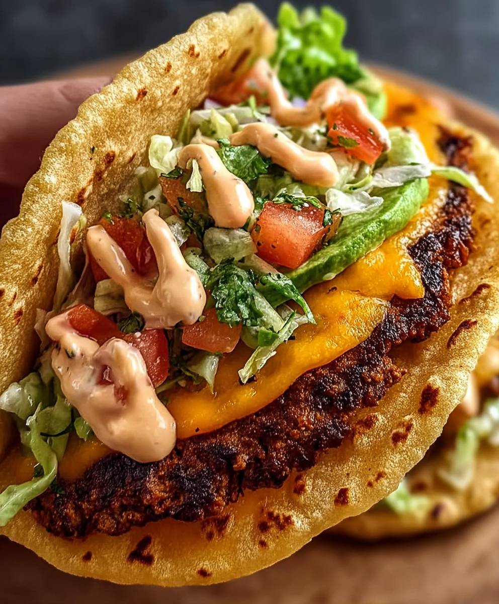 Smash Burger Tacos