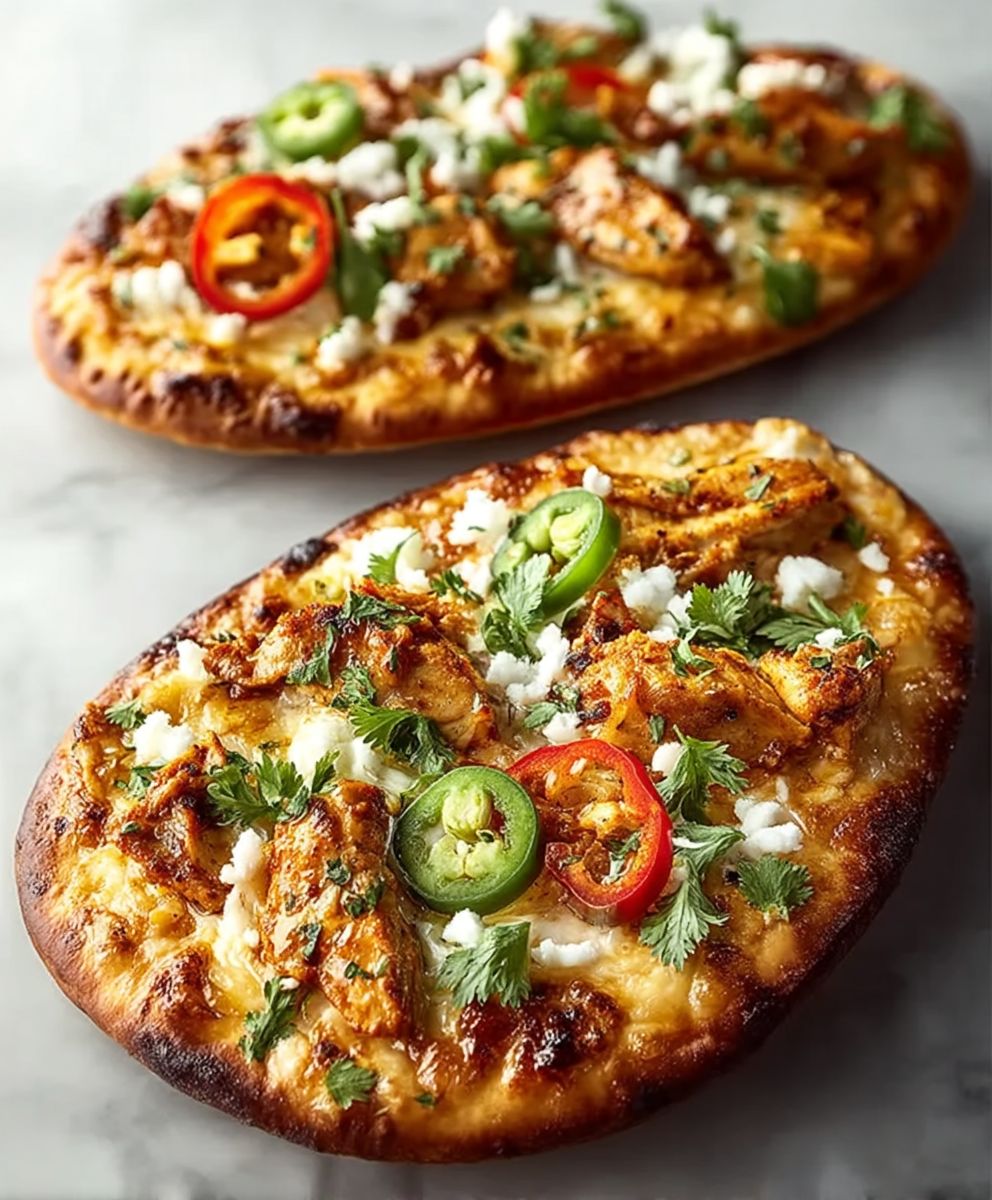 Butter Chicken Curry Pizza