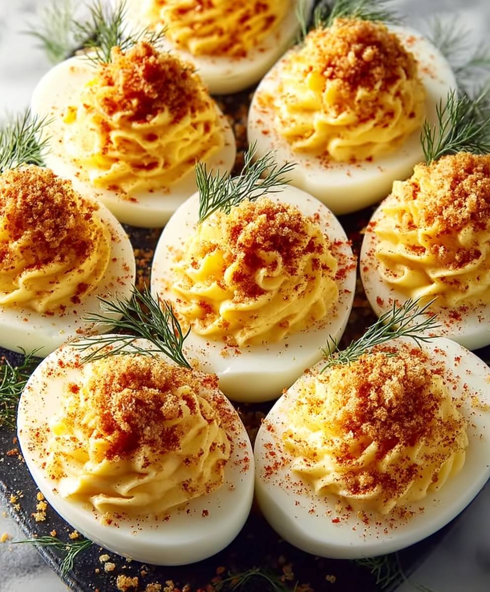 Air Fryer Deviled Eggs