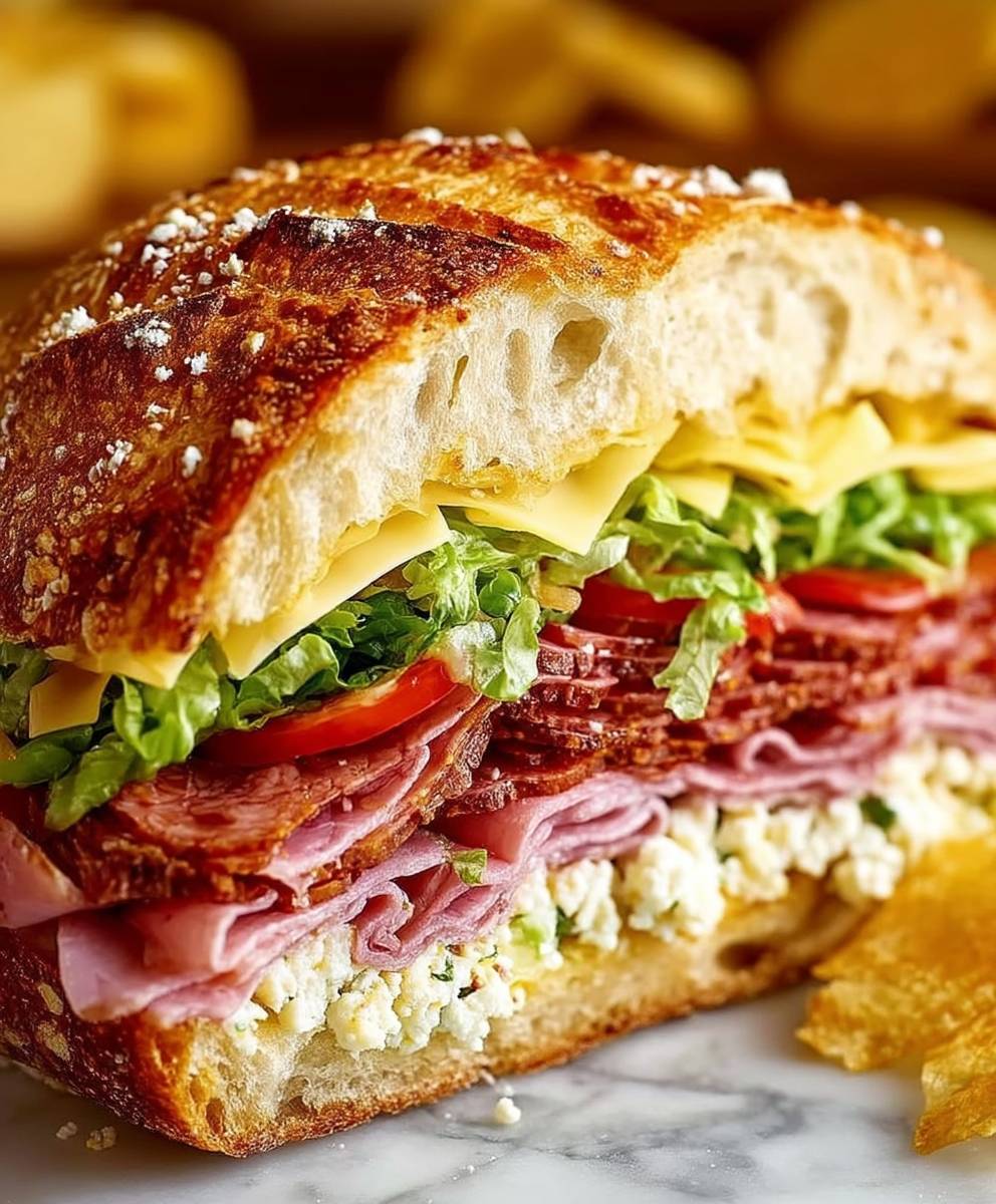 Grinder Salad Sandwich