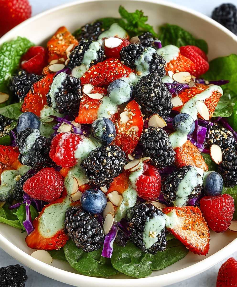 Berry Salad Lemon Herb Dressing