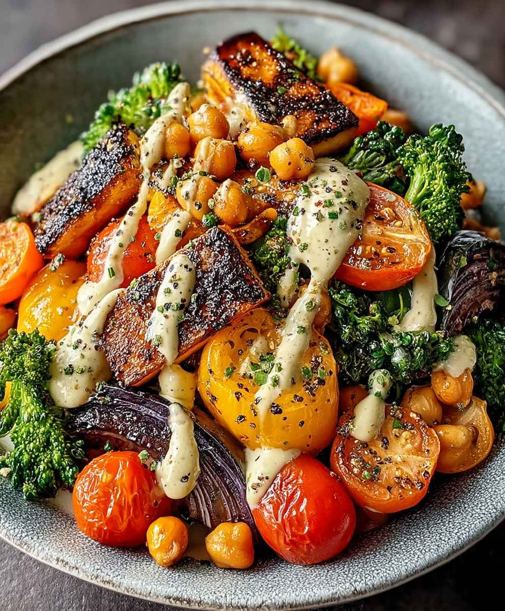 Roasted Veggie Chickpea