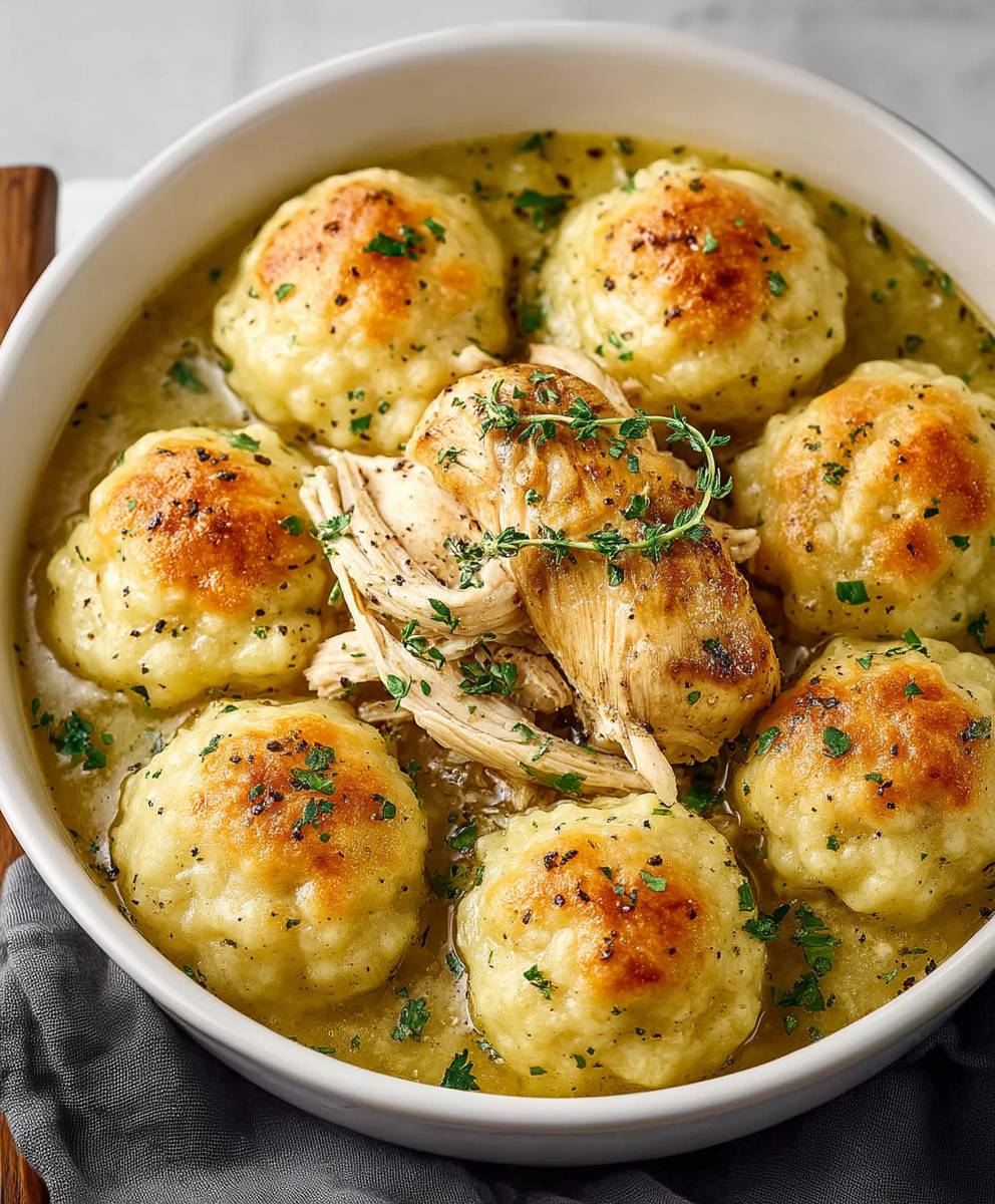 Baked Chicken and Dumplings
