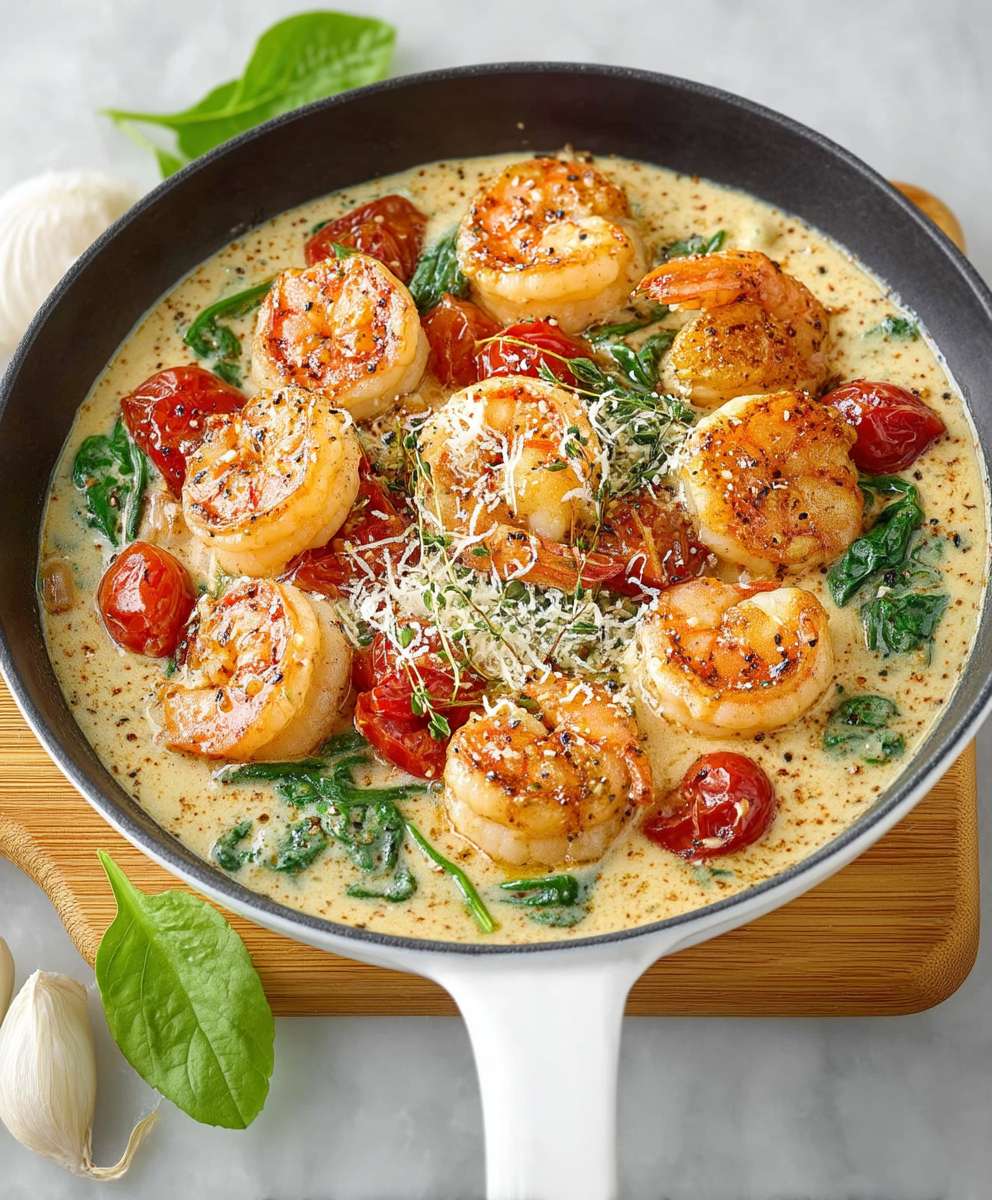 Creamy Tuscan Shrimp