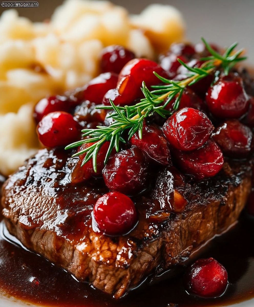 Cranberry Balsamic Roast Beef
