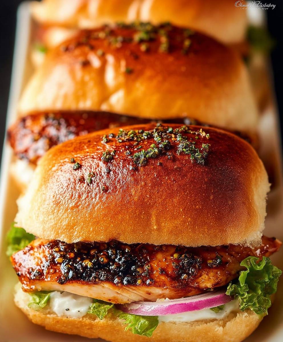 BBQ Chicken Sliders