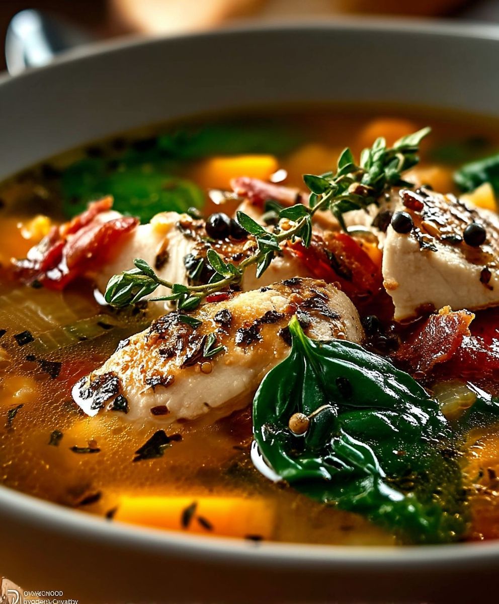 Tuscan Chicken Soup