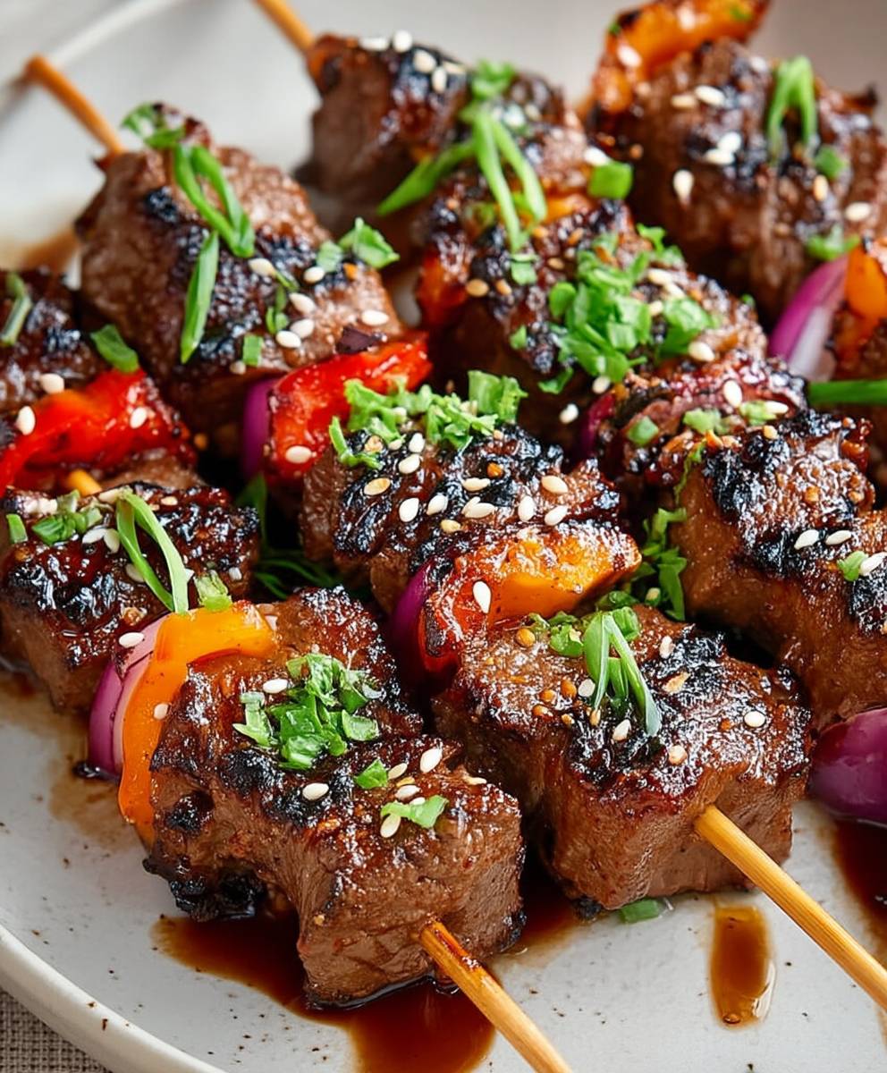 Beef Teriyaki Skewers