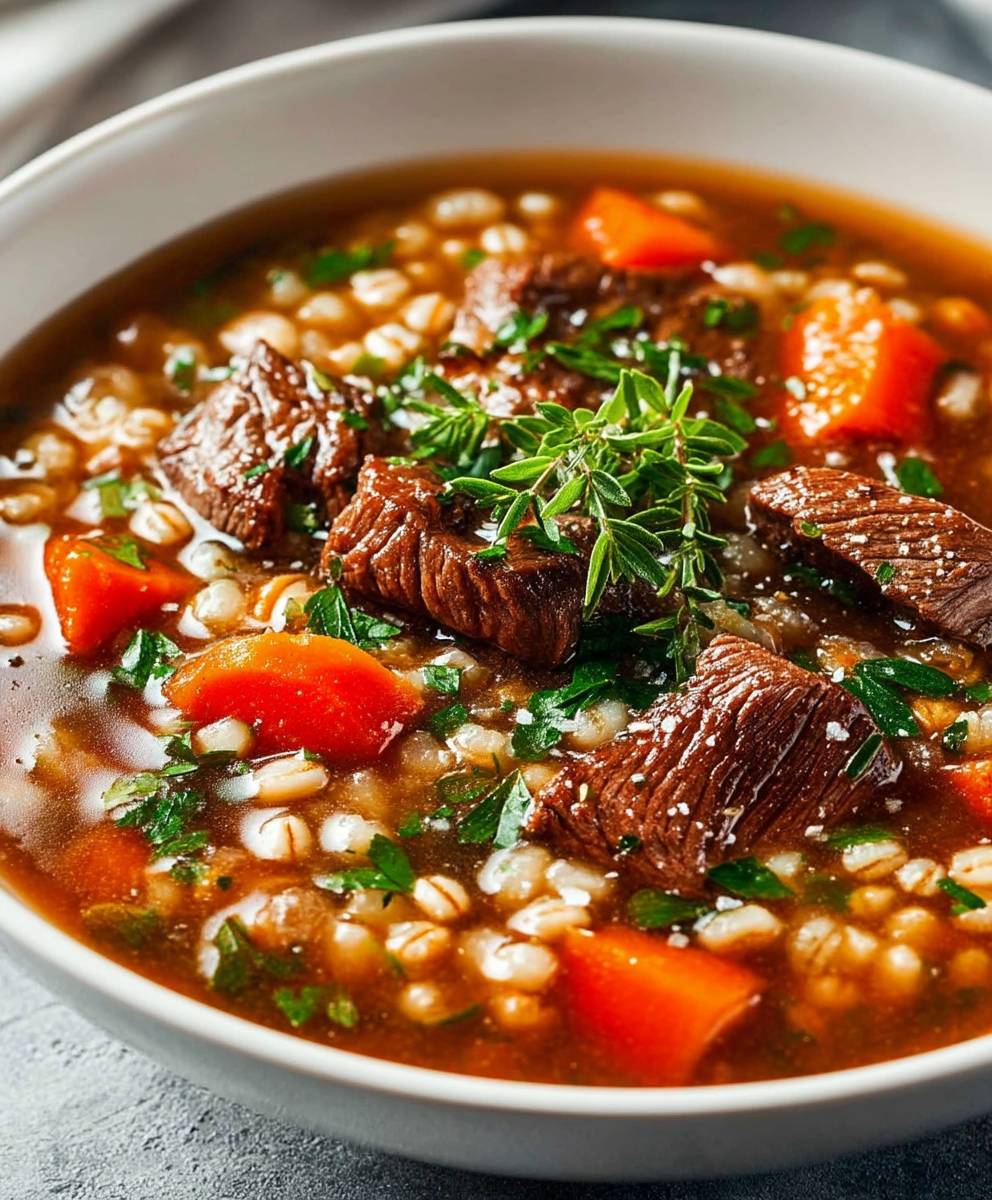 Beef Barley Soup