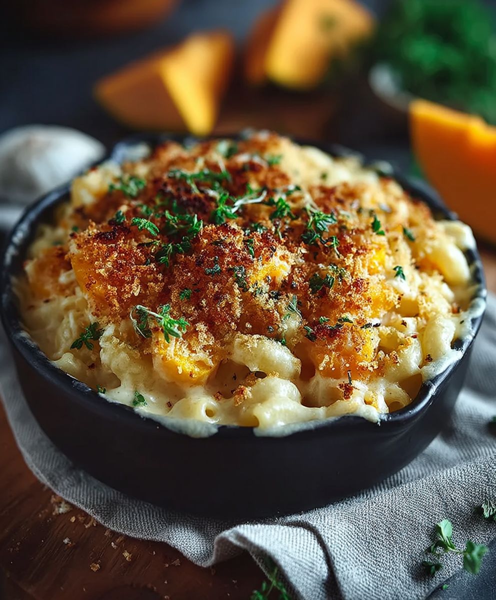 Vegan Butternut Squash Mac