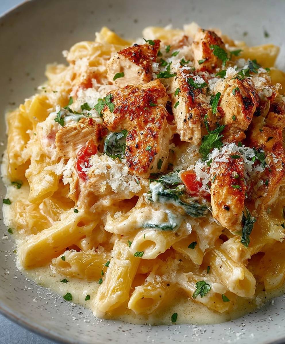 Parmesan Chicken Pasta