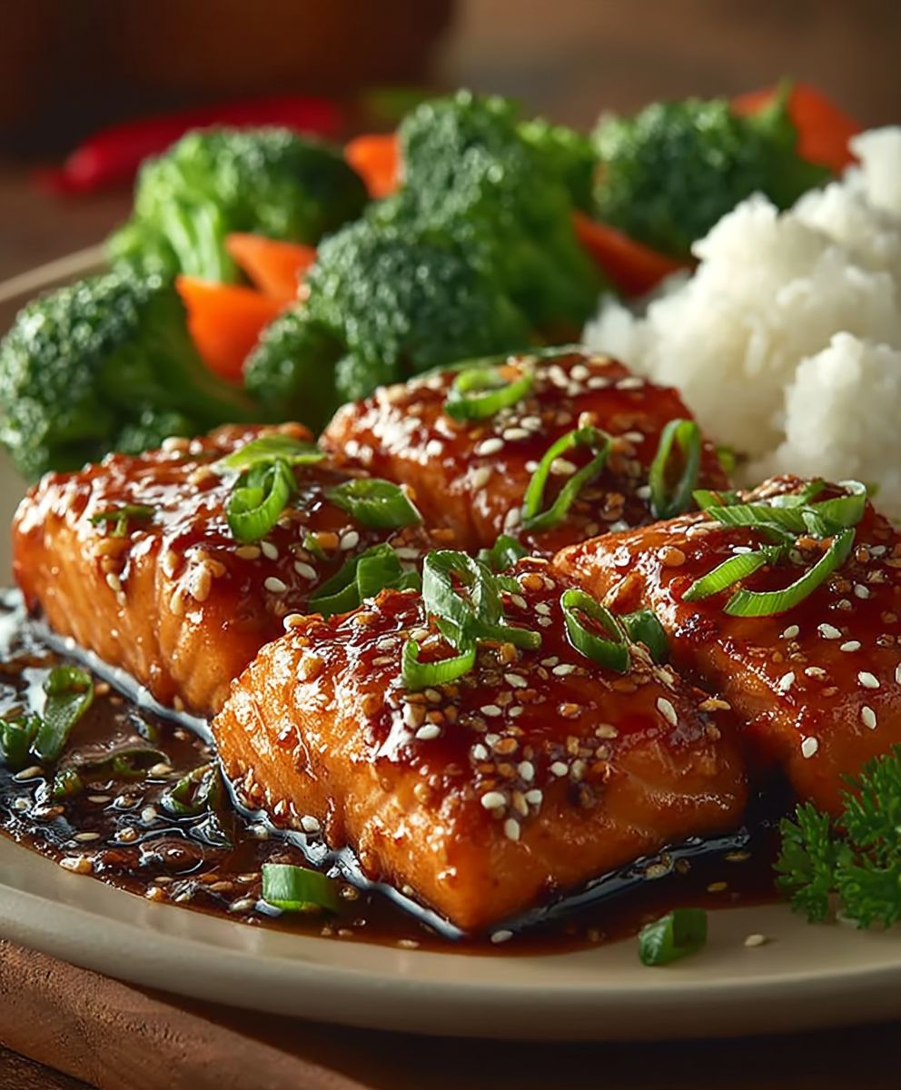 Honey Soy Glazed Salmon