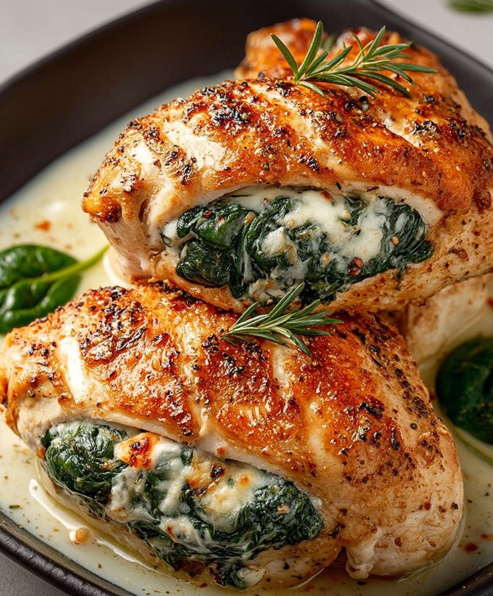 Spinach Stuffed Chicken Breast