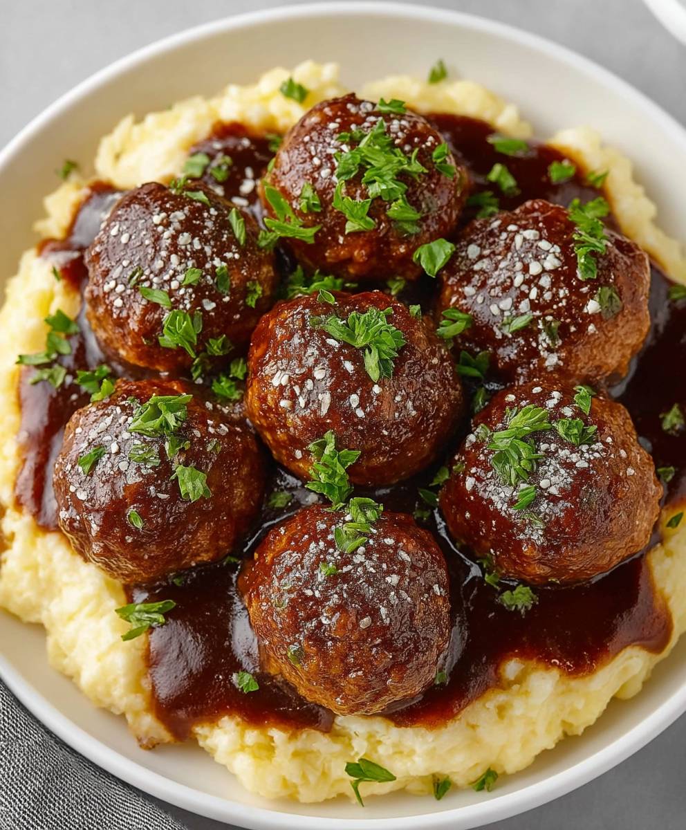 Smothered Meatballs
