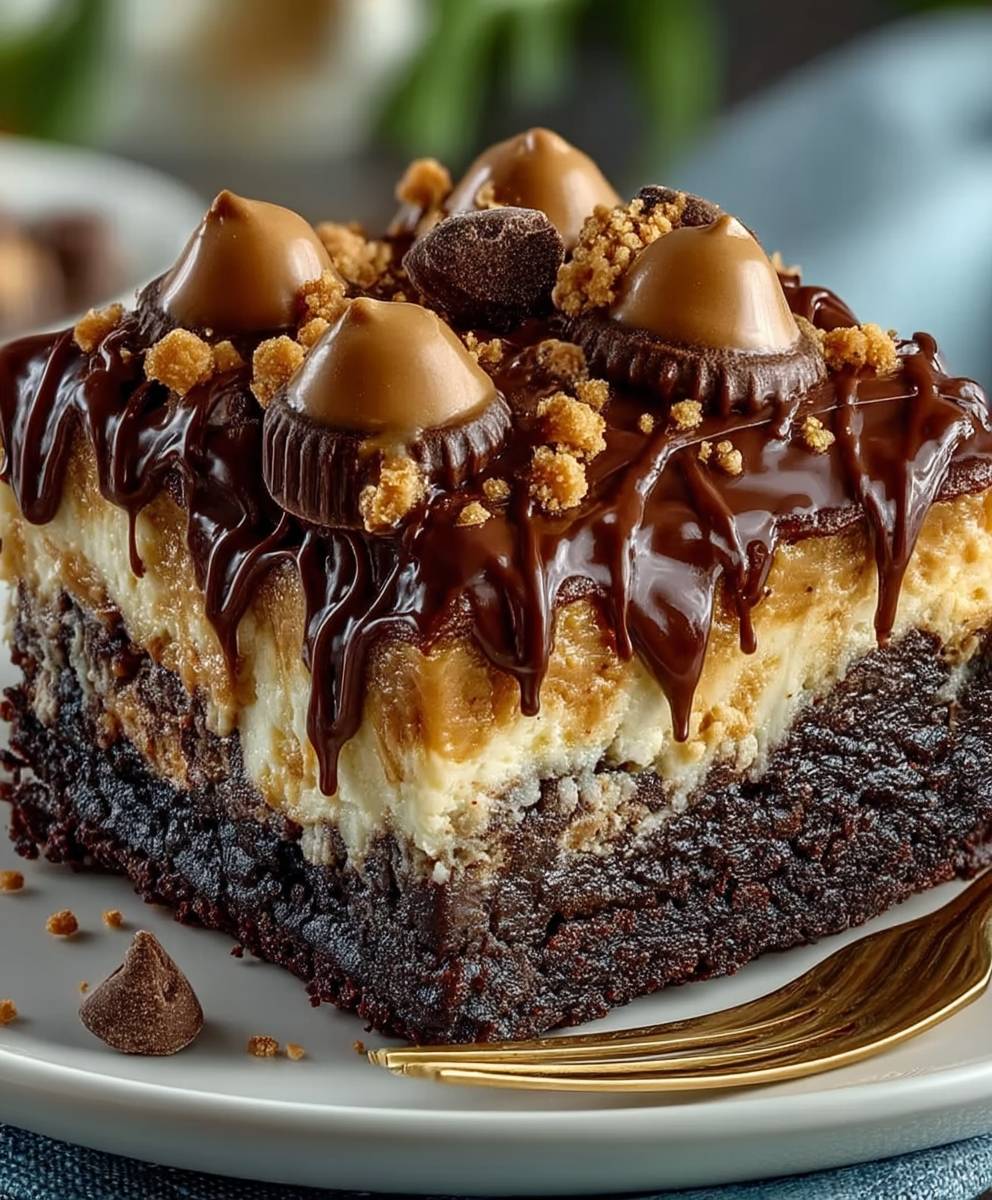 Peanut Butter Earthquake Cake