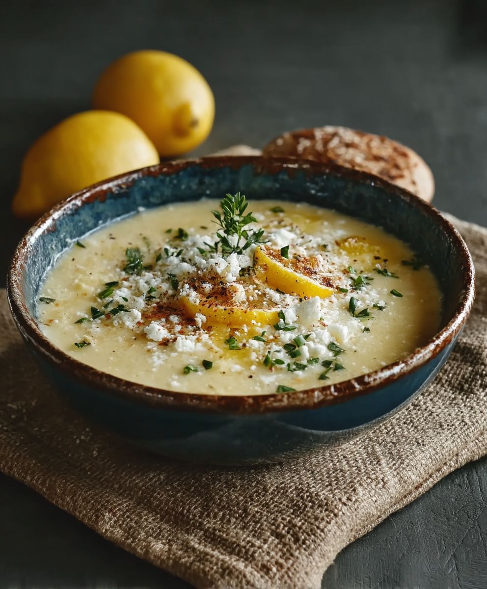 Greek Avgolemono Soup