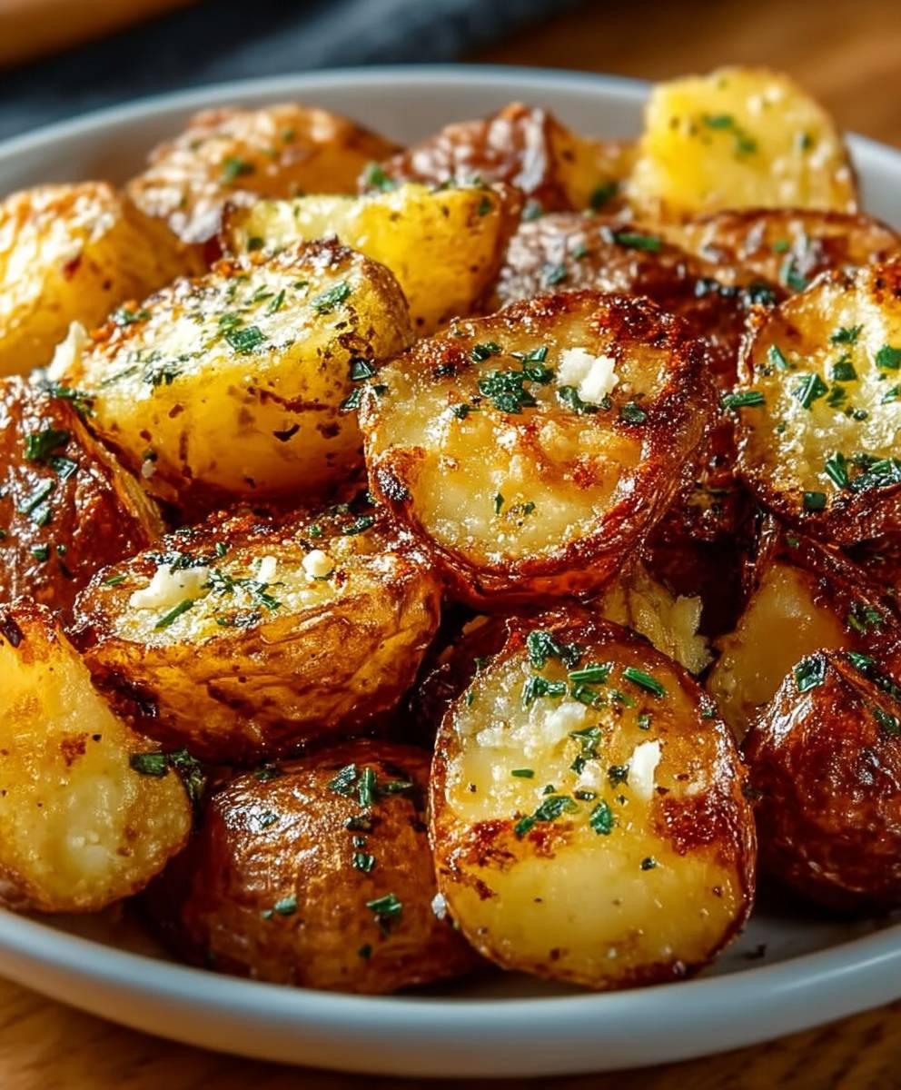 Garlic Butter Roasted Potatoes