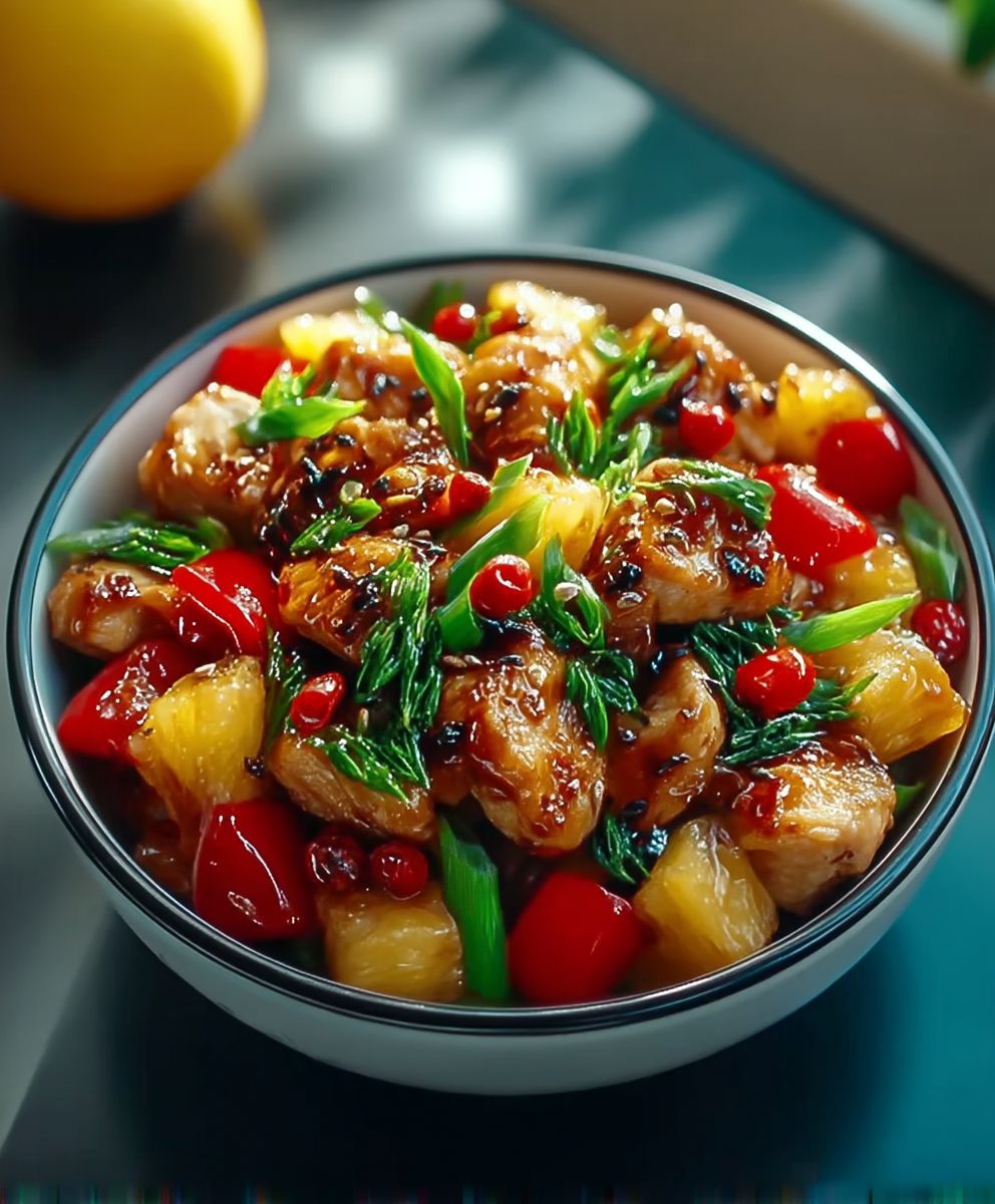 Pineapple Chicken Stir Fry
