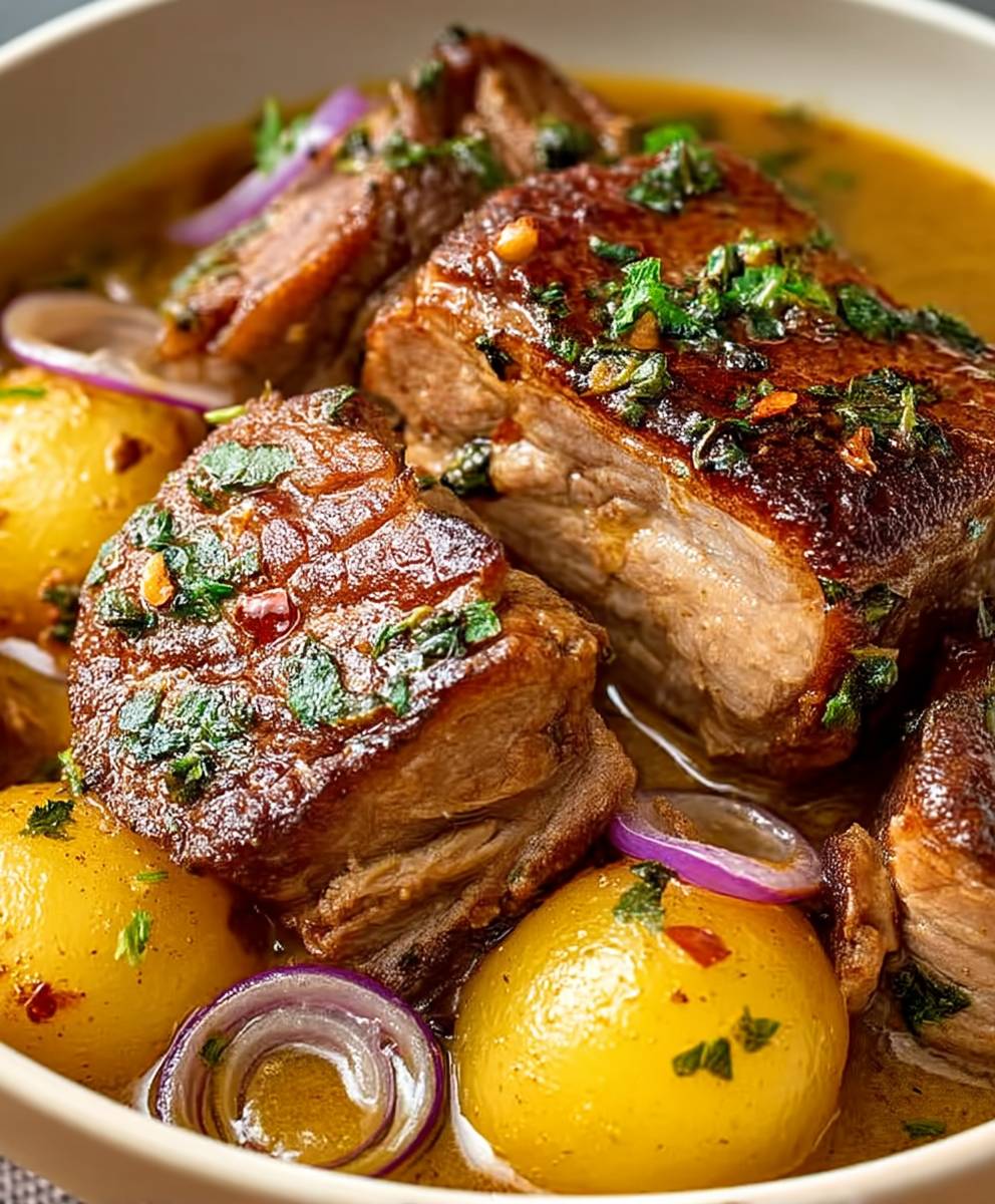 Apple Cider Braised Pork