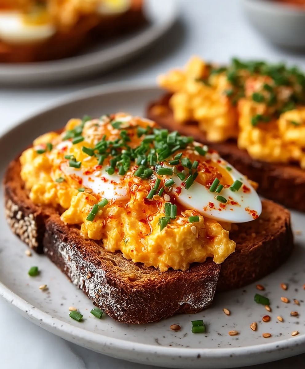 Gochujang Egg Mayo Toast