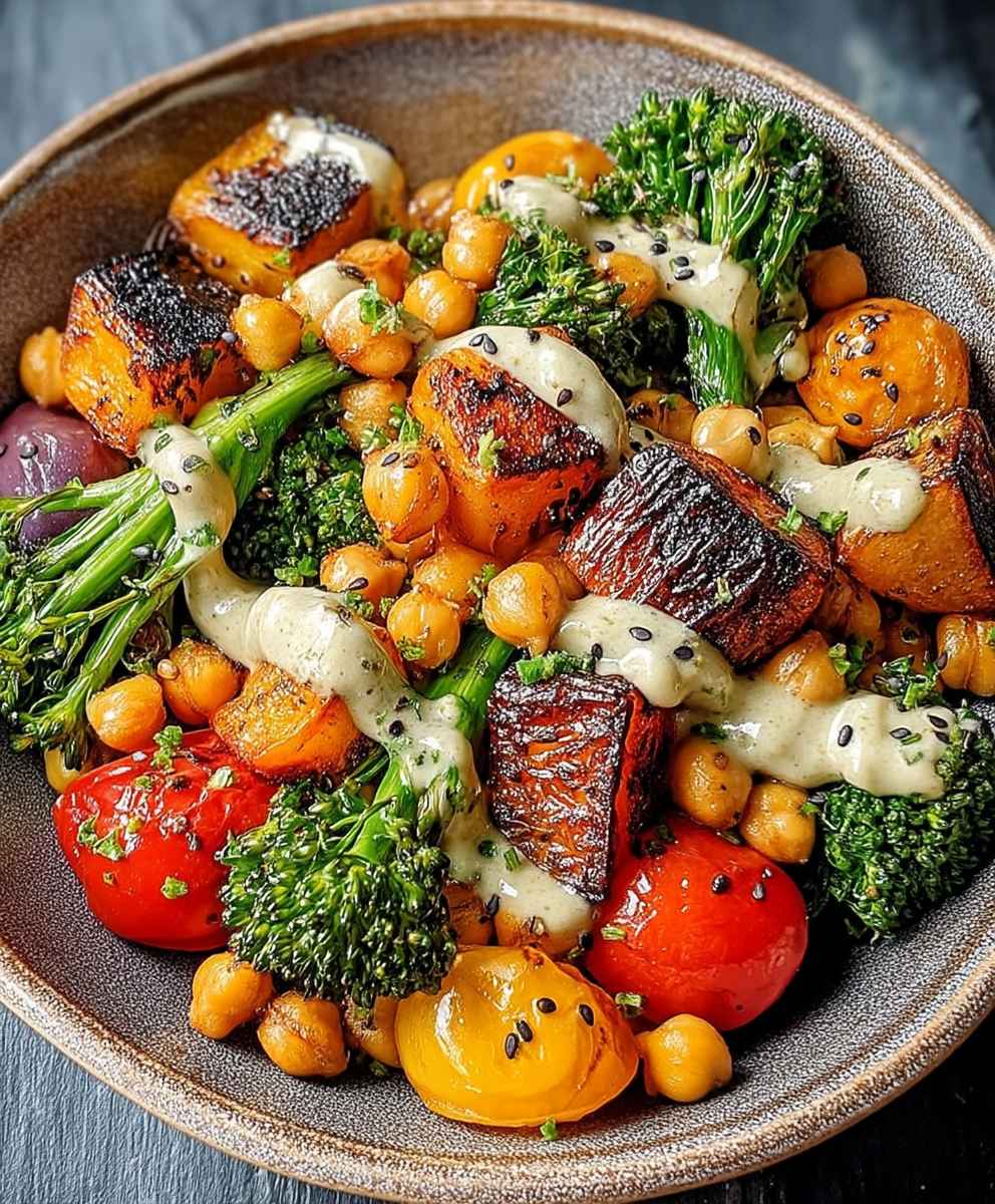 Roasted Veggie Chickpea