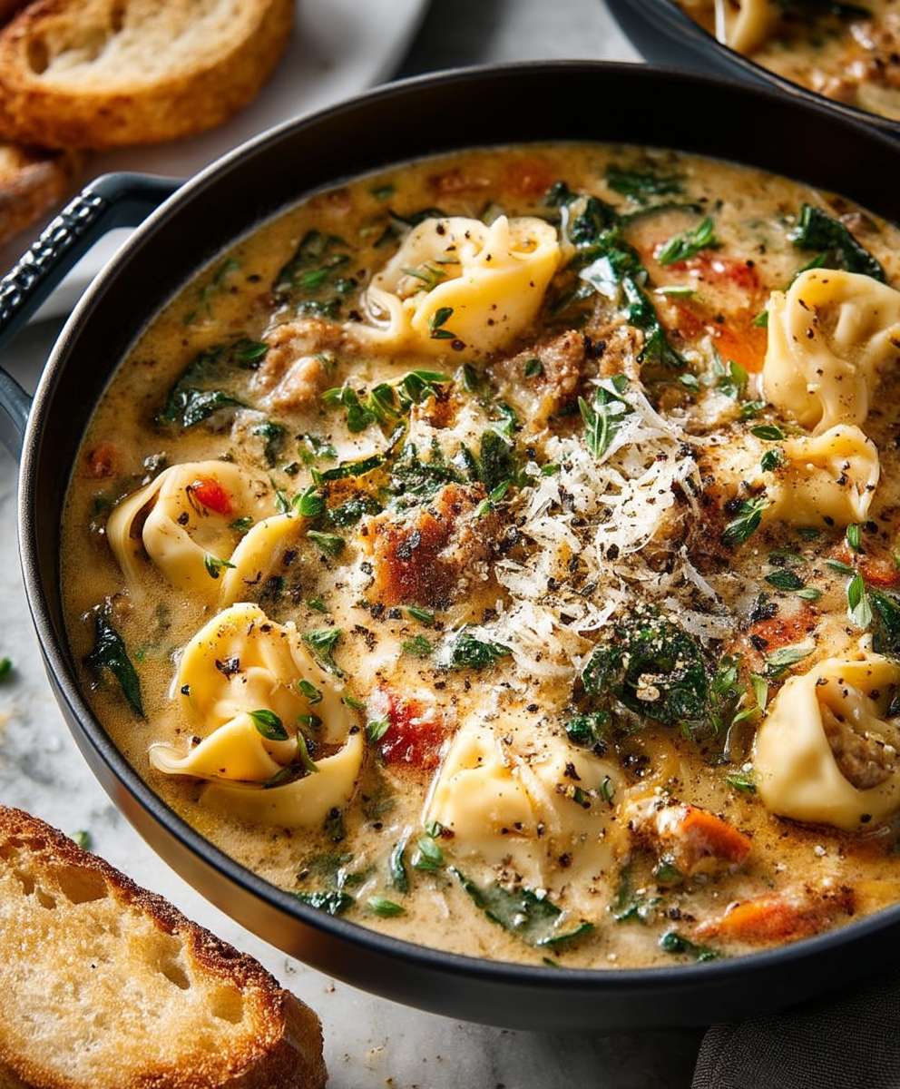 Sausage Tortellini Soup