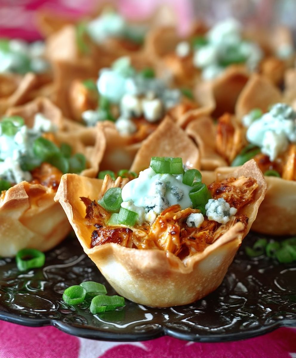 Buffalo Chicken Cups