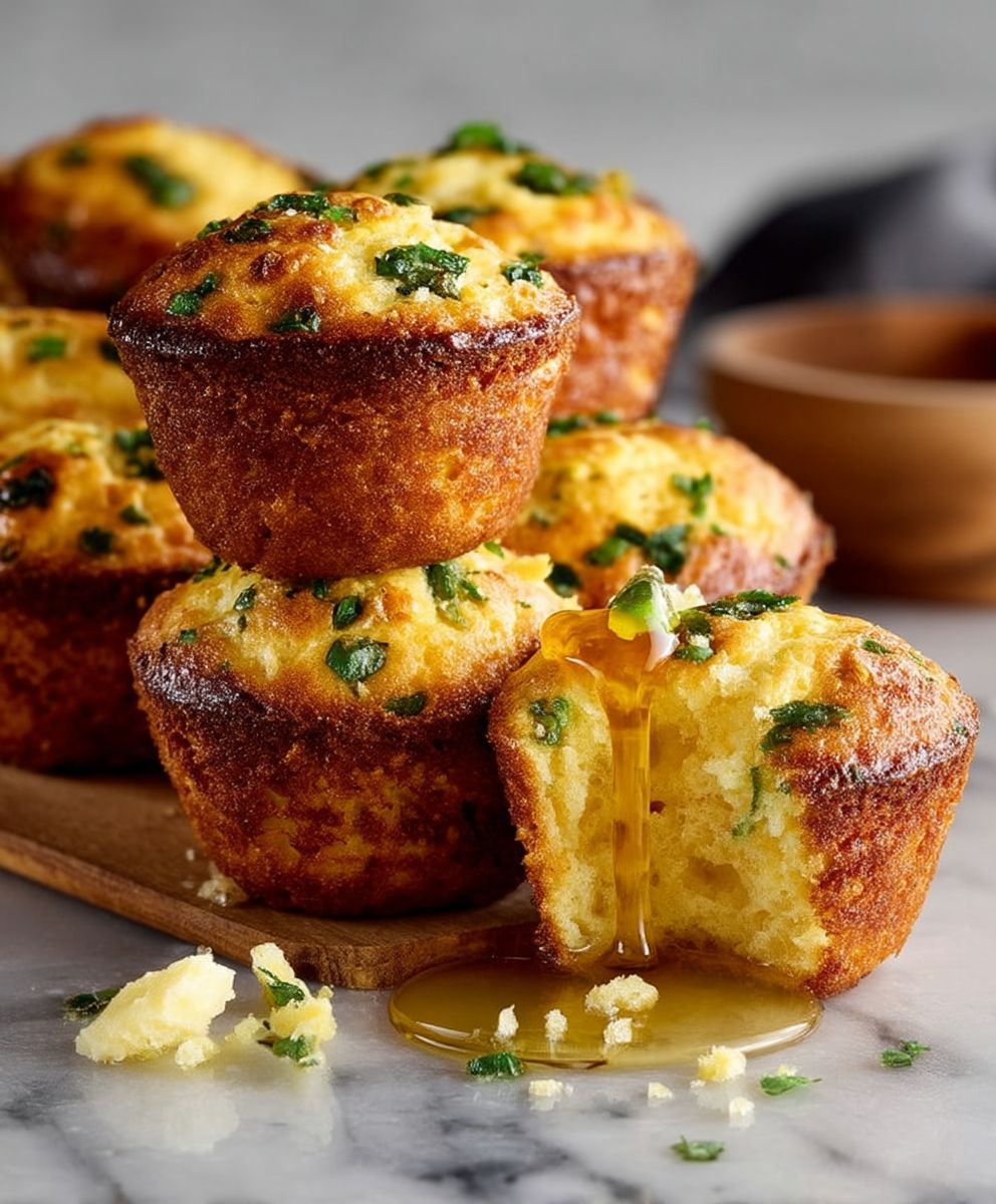 Jalapeno Cornbread Muffins