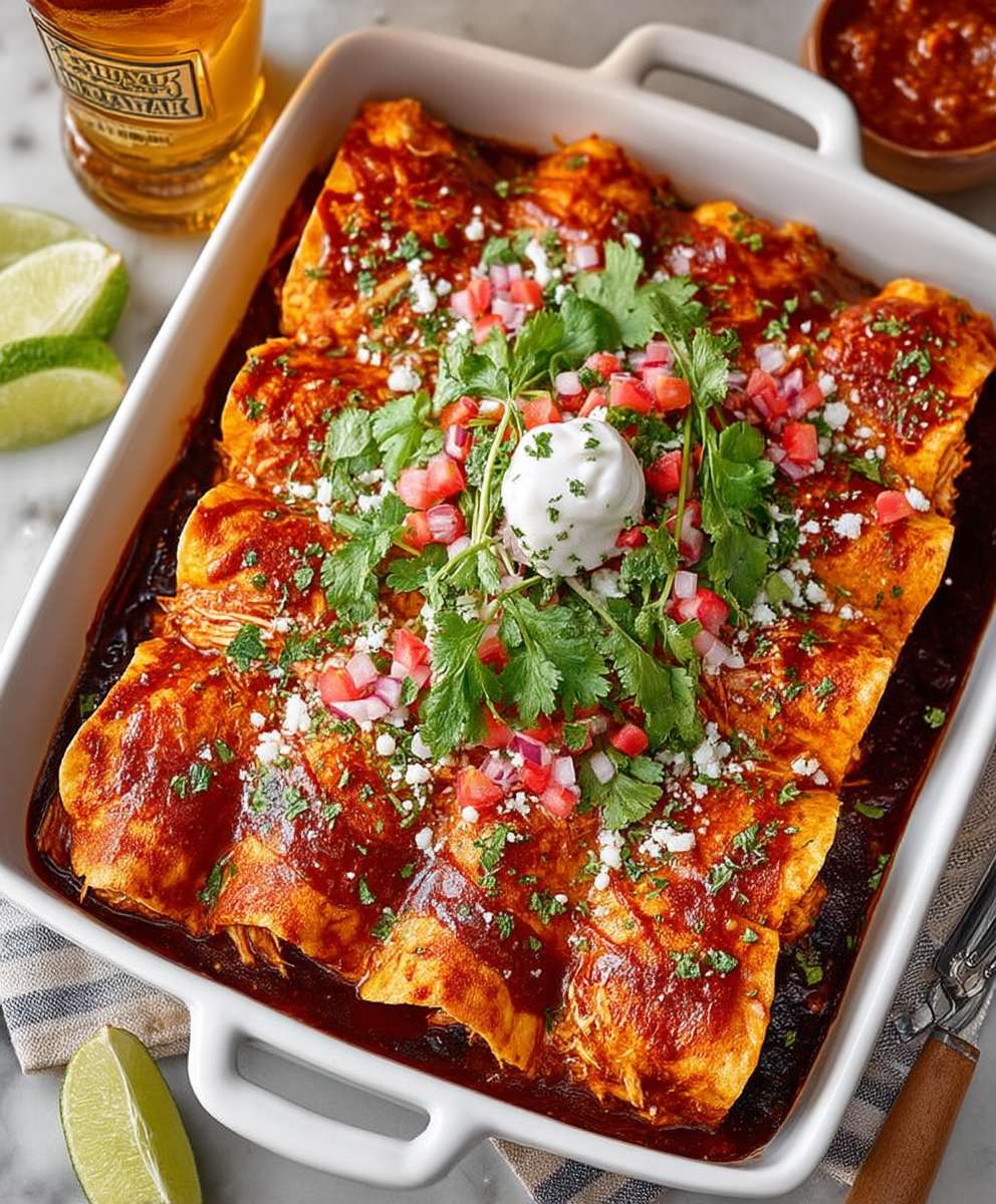 Turkey Enchiladas Thanksgiving Leftover
