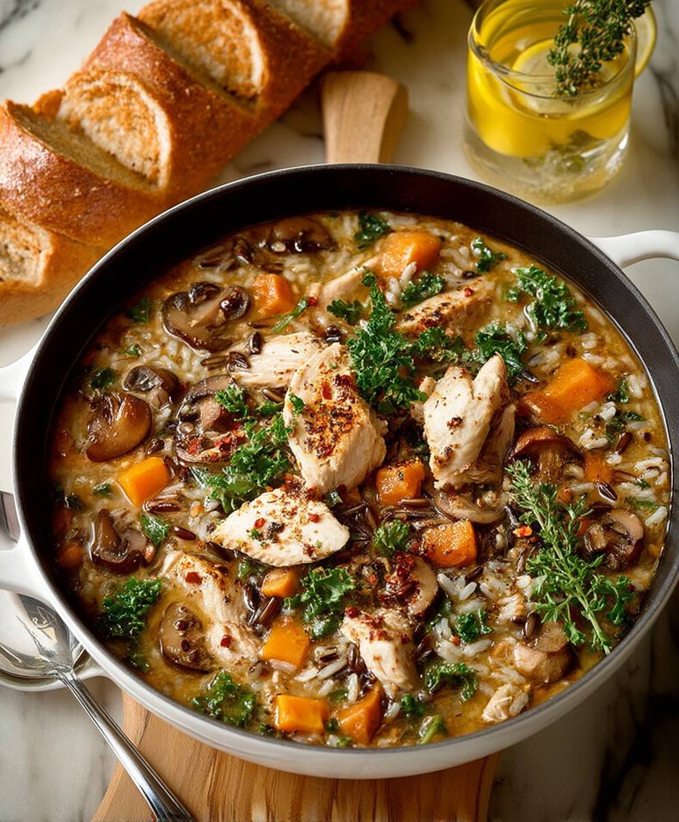 Fall Chicken Wild Rice Soup