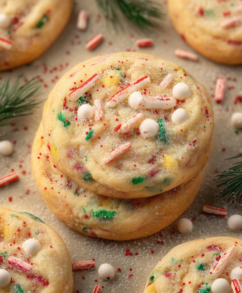 Christmas Confetti Cookies