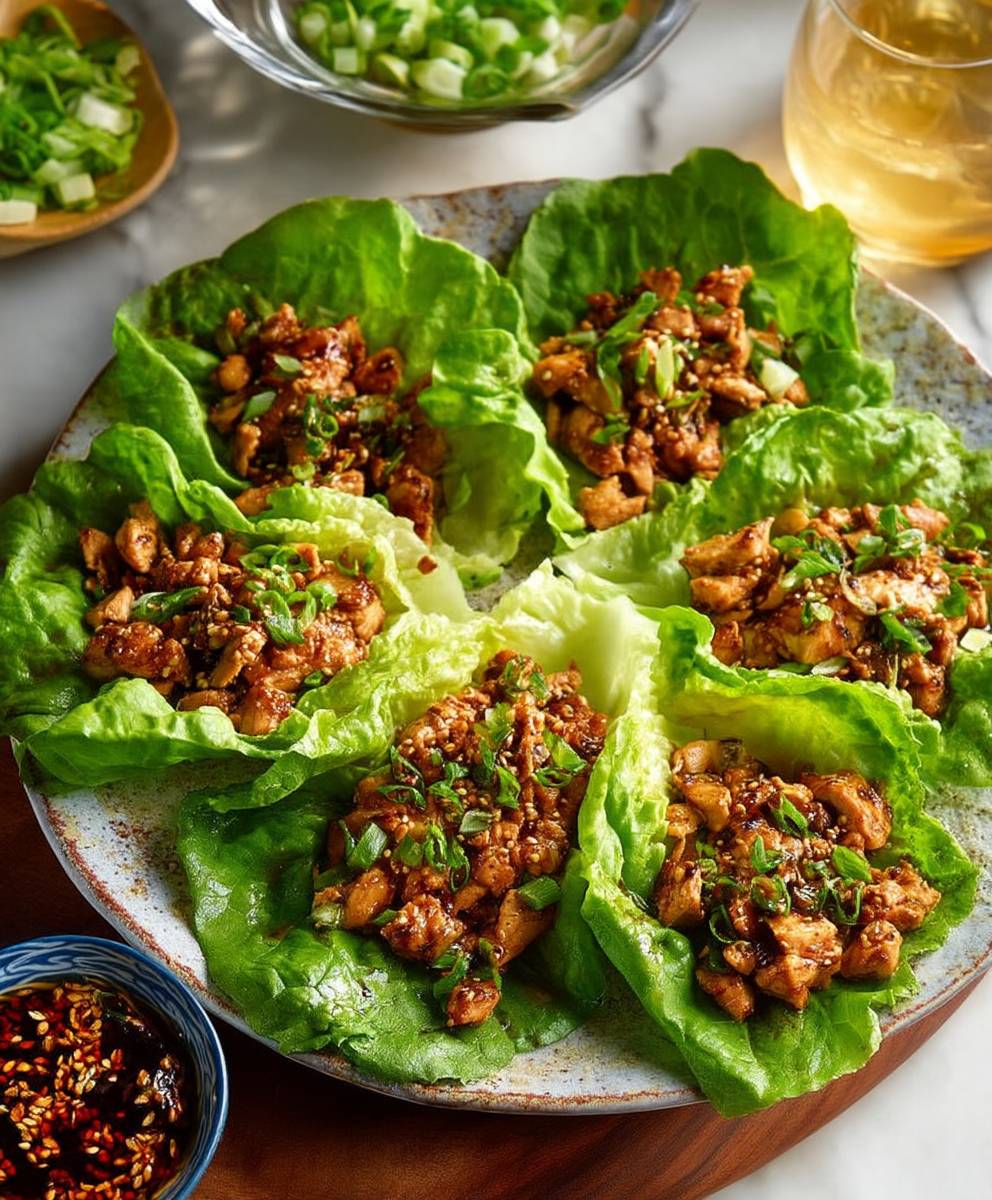 Chicken Lettuce Wraps