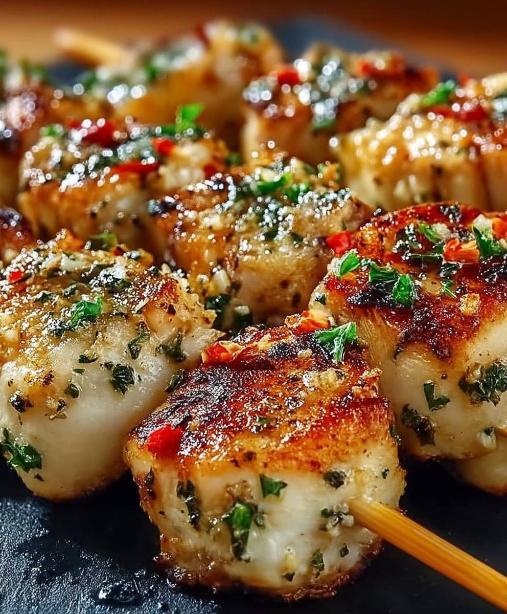 Grilled Ranch Garlic Skewers