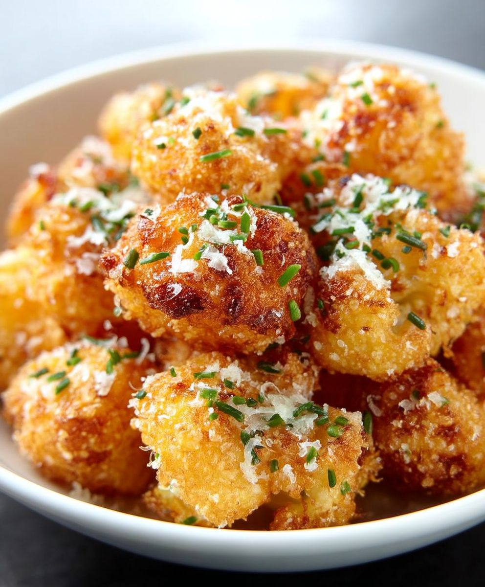 Parmesan Cauliflower Bites