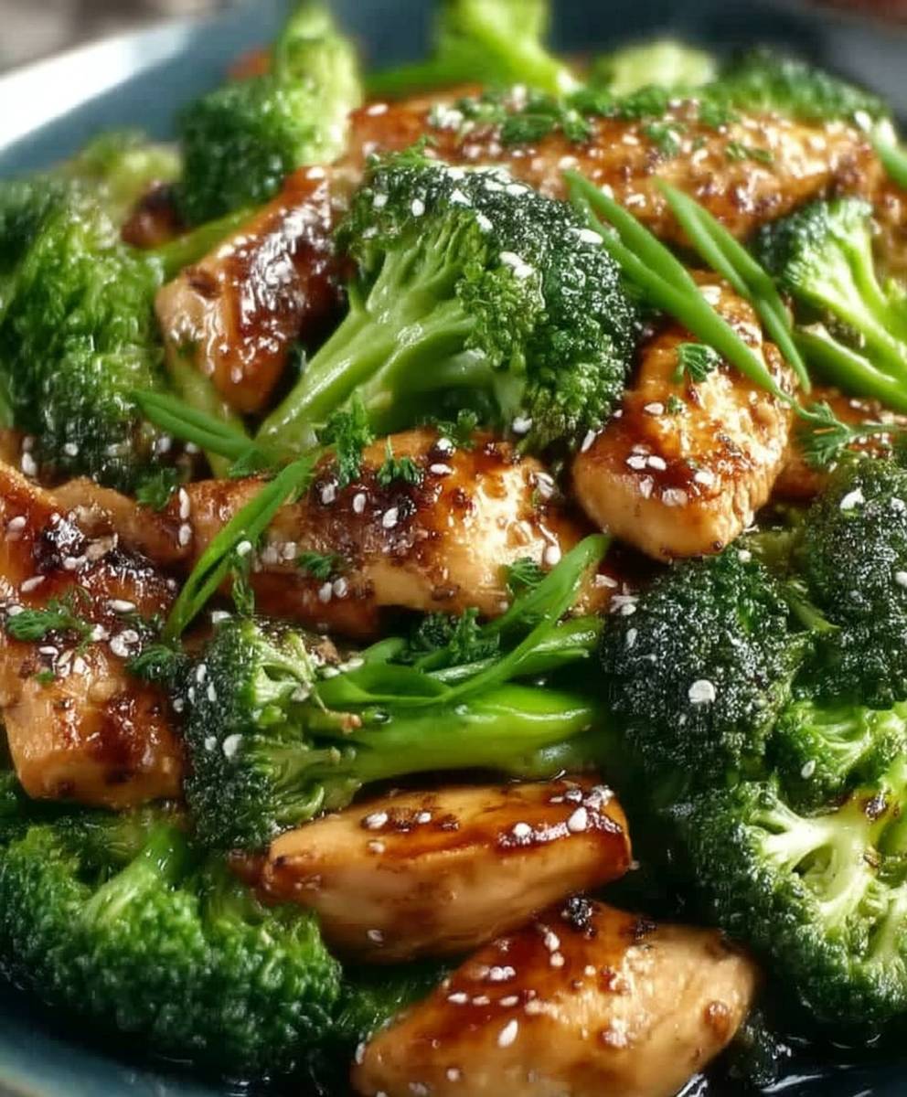 Chicken broccoli stir fry