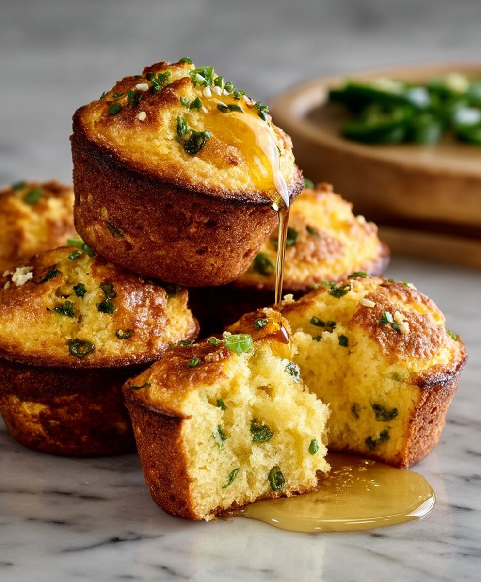 Jalapeno Cornbread Muffins