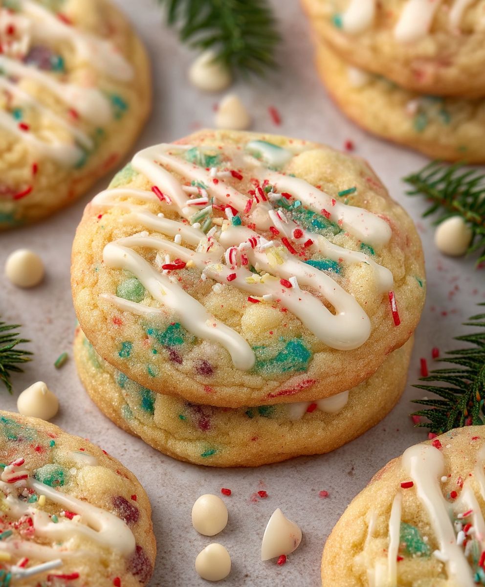Christmas Confetti Cookies