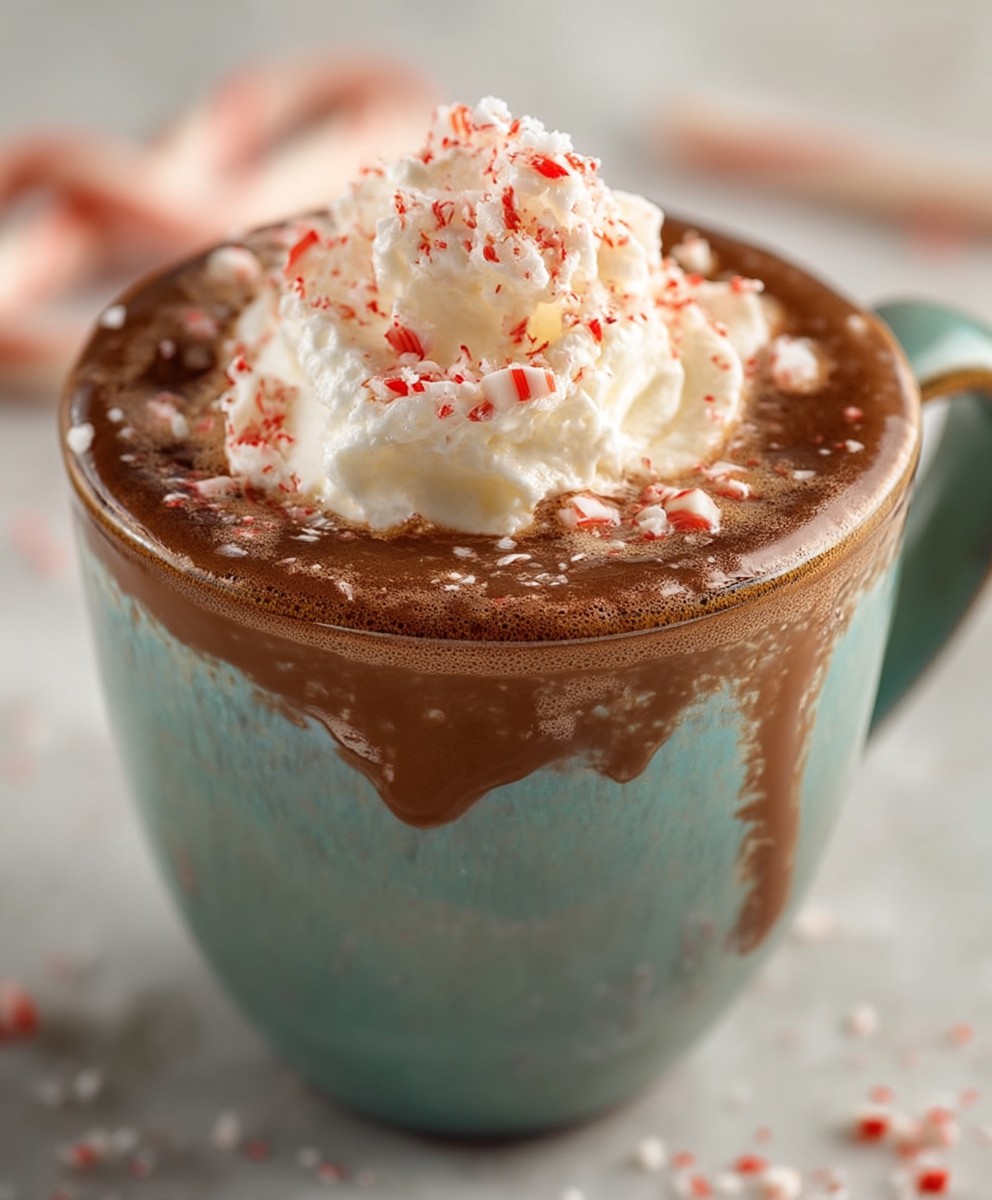 Paleo Peppermint Hot Chocolate