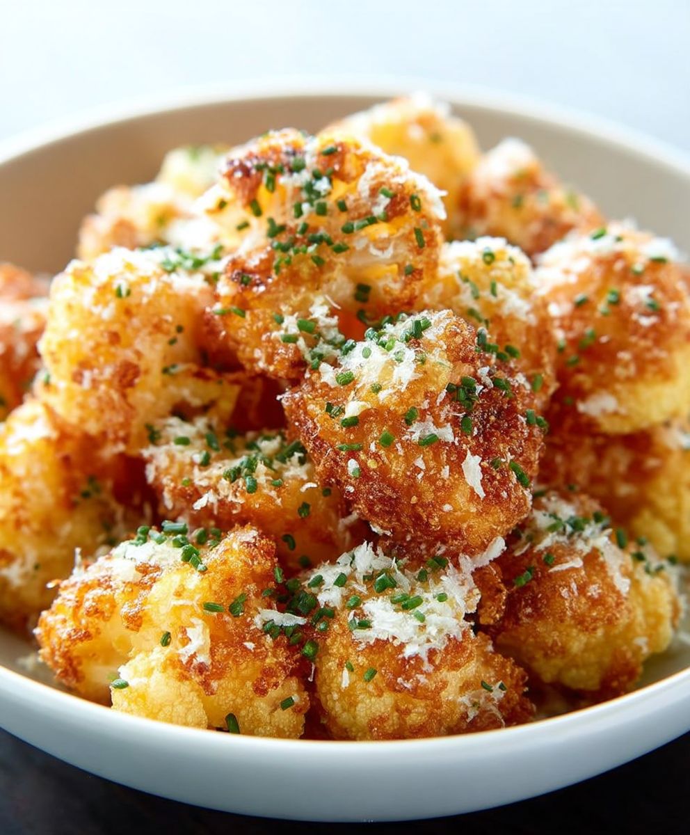 Parmesan Cauliflower Bites